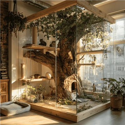 Atifisyèl Tree Cat Tree